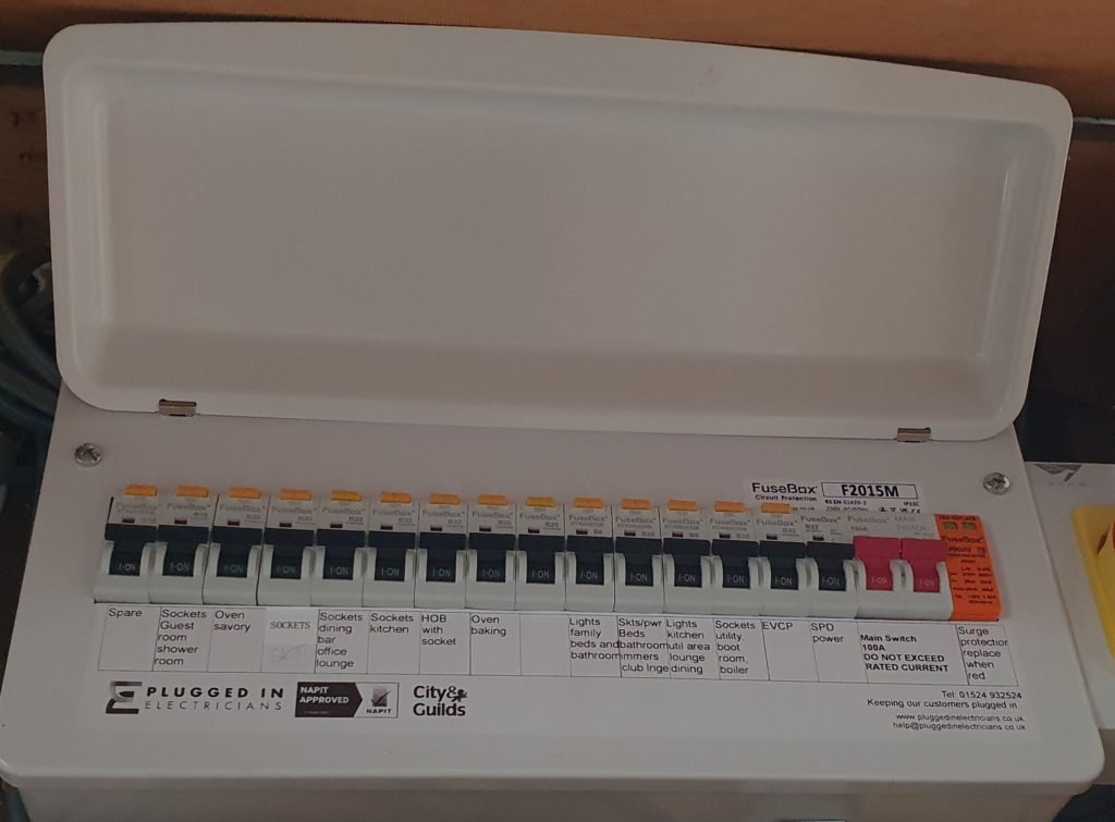 Consumer unit installation